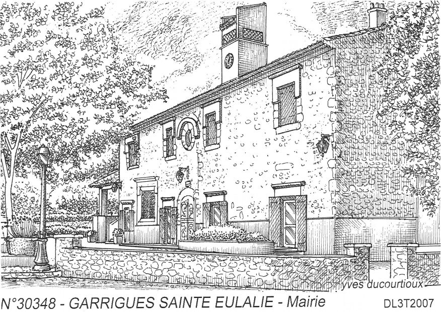 N 30348 - GARRIGUES SAINTE EULALIE - mairie